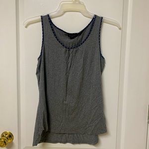 Gray and Navy Limited Tank Top. Size M